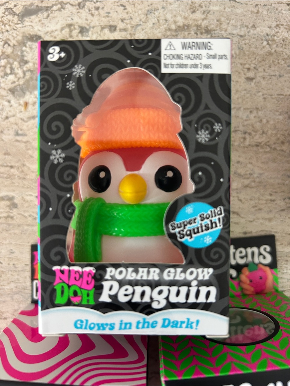 Christmas Needoh Knittens Snowball Penguin Candy Swirl Holiday Bundle - Picture 6 of 8